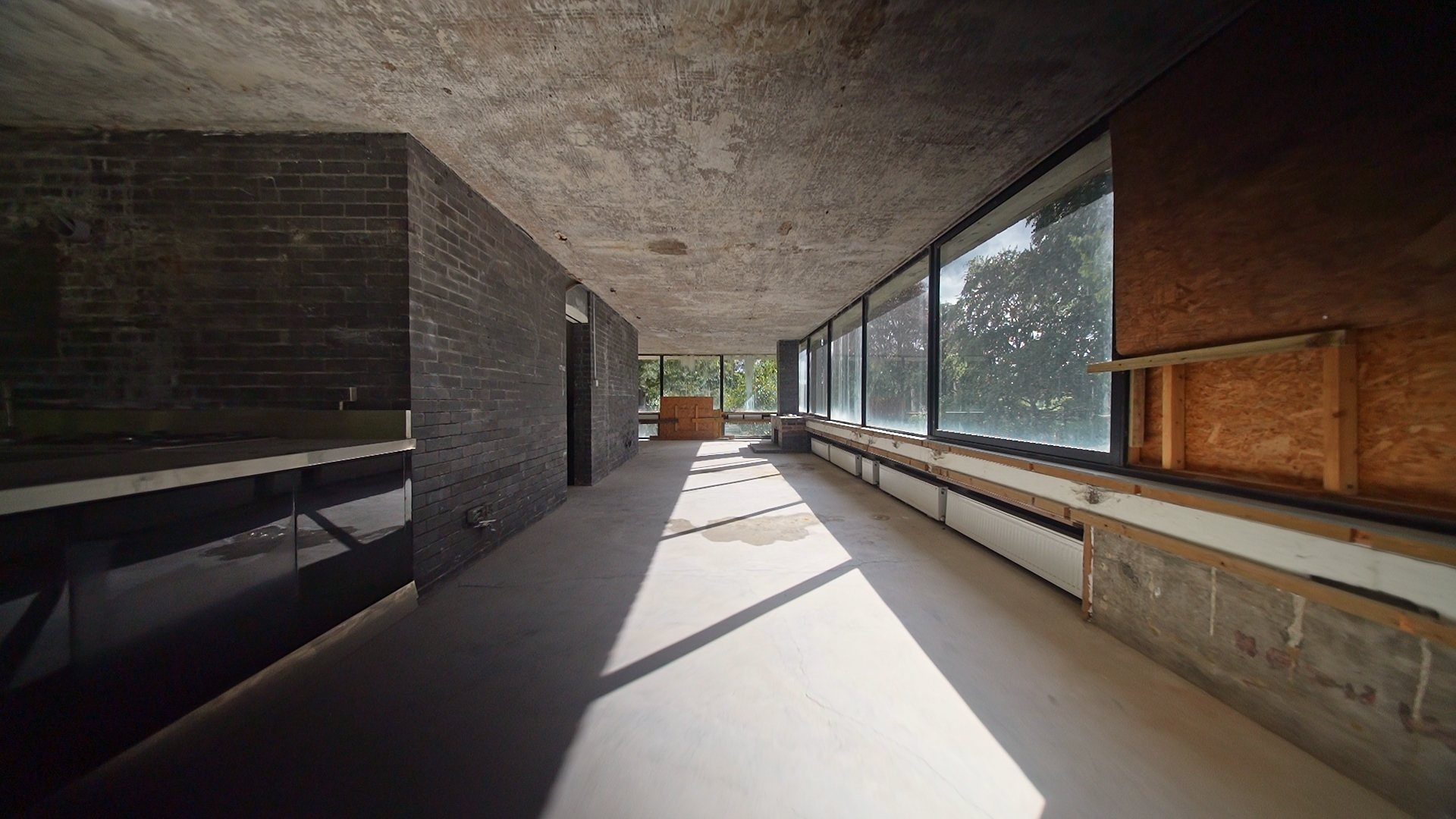 Filming at the Bernat Klein Studio